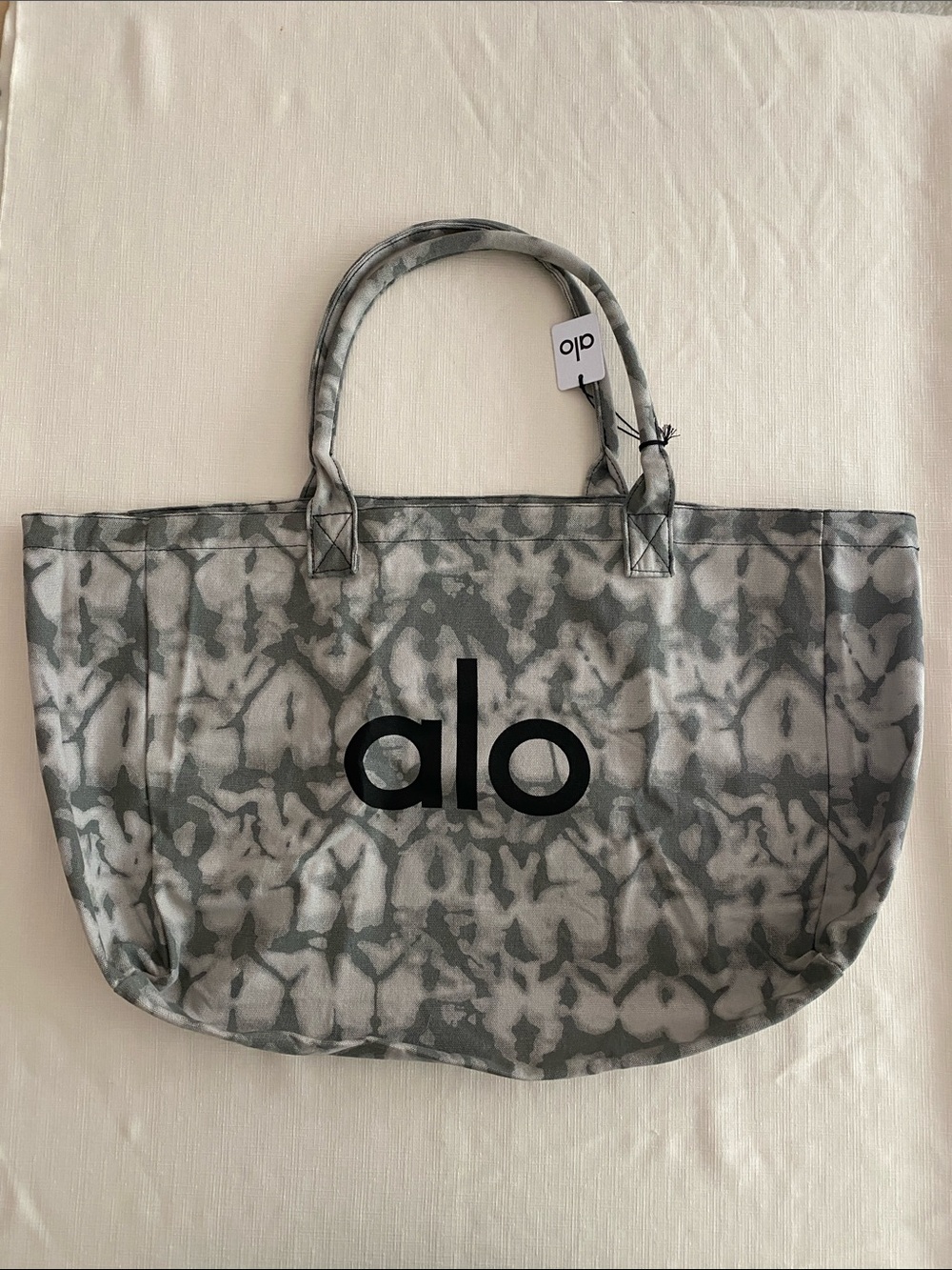 Alo, Grey Tiedye Tote Bag